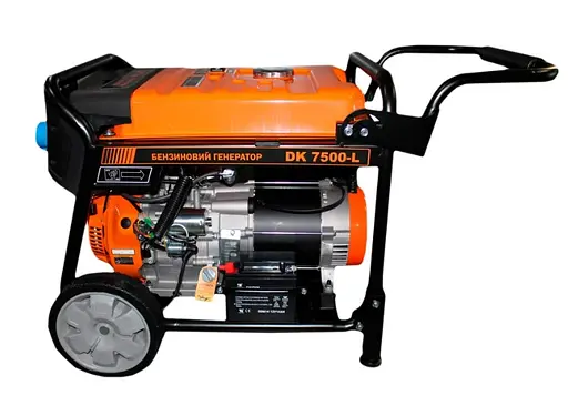 Генератор бензиновий GTM 7,0/7,5 кВт, однофазний, ручний/електро/авто запуск, із вбудованим АВР (DK7500-L) - фото 6