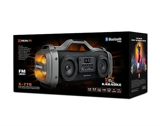 Акустична система Real-El X-770 Black - фото 5