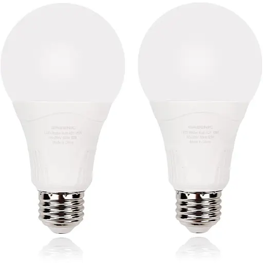 Лампочка з датчиком руху радара, 2 пачки A21 15 Вт (еквівалент 100 Вт) 1500LM E26 D