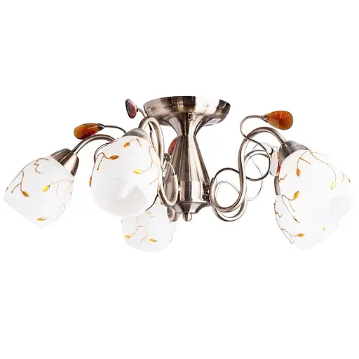 Люстра стельова Brille класична E14 60W G (LK-167C/5)
