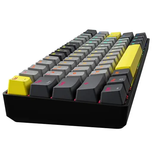 Клавіатура GamePro MK130G Pro Outemu Red Hot-Swap RGB Wireless Black (MK130G Pro) - фото 4