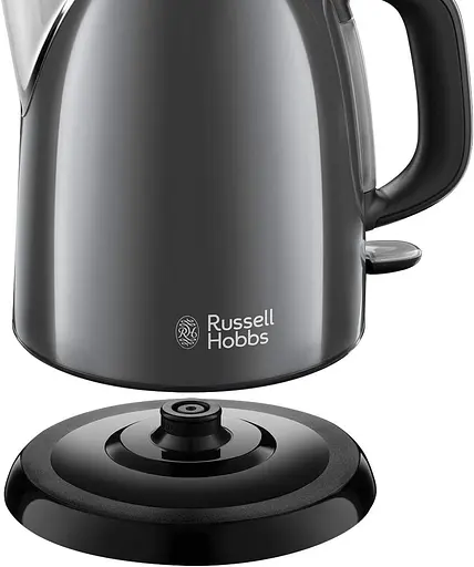Електрочайник Russell Hobbs Colours Plus Mini 1 л метал сірий - фото 3