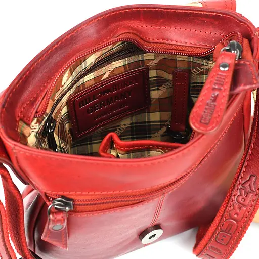 Чоловіча шкіряна сумка Hill&Burry 22х19х5 см sum0026487 - фото 6