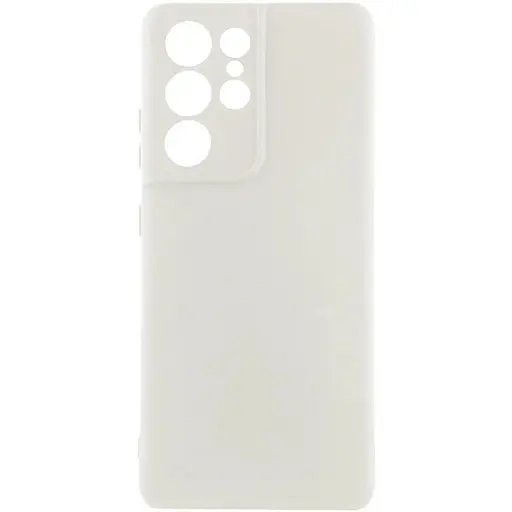 Чохол Silicone Cover Lakshmi Full Camera (AA) для Samsung Galaxy S22 Ultra Білий / White
