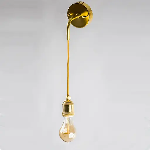 Латуное настенное бра, PikArt арт. 3958 золотой - фото 1