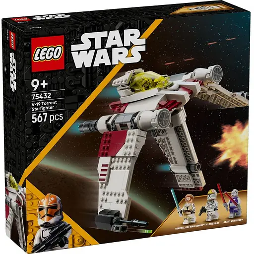 Конструктор LEGO Star Wars Зоряний винищувач V-19 Потік 567 деталей (75432) - фото 1