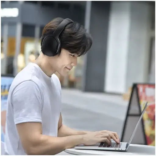 Наушники Baseus Encok Wireless headphone D02 Pro Black (2022 Edition) - фото 6