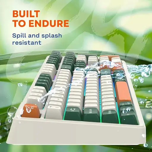 Клавіатура Canyon keyboard Shadder GKW-11 Mech RGB UK/US Wireless White (CND-SKBW11) - фото 9