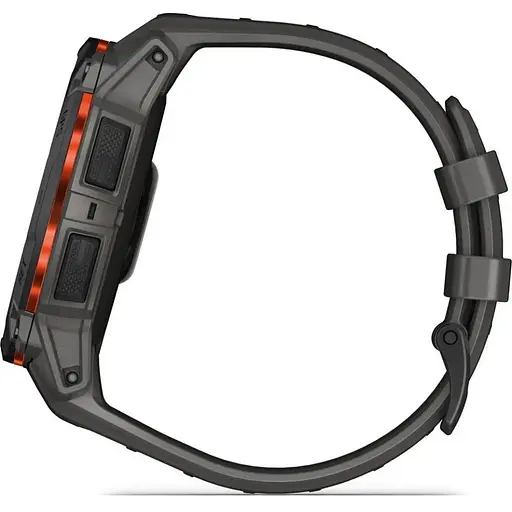 Смарт-часы Garmin Instinct 3 50mm Solar Black with Charcoal Band 010-02935-00 - фото 3