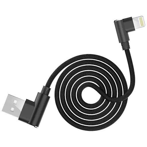 Кабель AWEI Lightning L Type CL-34, 1,5 м 2,4A черный