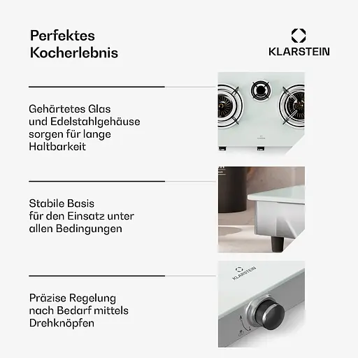 Газова варильна поверхня Klarstein Barzona 3 (10046300) - фото 5