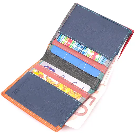 Кожаный женский кошелек ST Leather 10х9.5х1.5 см acs0028418 - фото 4