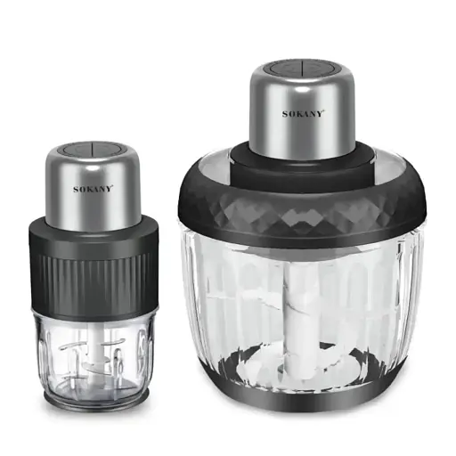 Чоппер подрібнювач Sokany SK-YM-7032 багатофункціональний, чорний Sokany SKYM7032B - фото 1