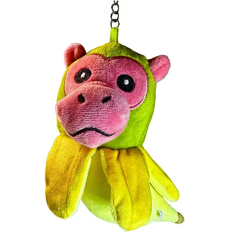 Мягкая игрушка брелок Brainrot Шимпанзини Бананини 18 см (XY093) - фото 2