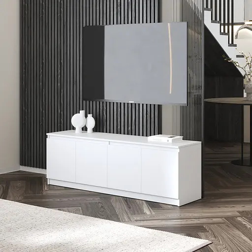 Тумба під телевізор Vays у вітальню, сучасна з полицями, без ручок R-31