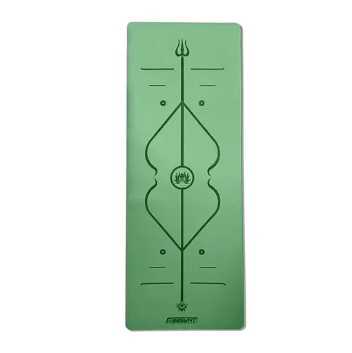 Коврик для йоги профессиональный EasyFit Pro каучук, 184 x 68 см, 5 мм зеленый (EF-1925-GN) - фото 1