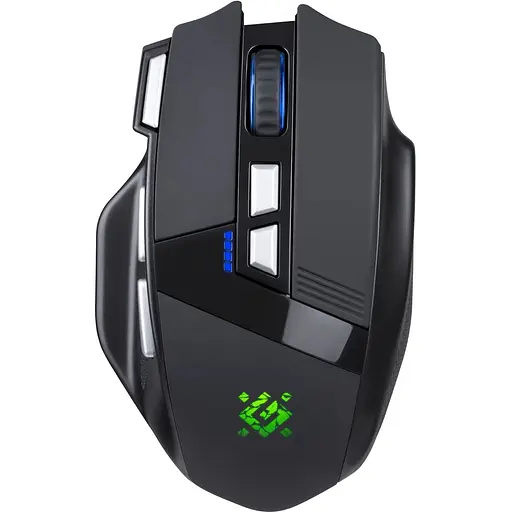 Мышка Defender Knight GM-885, беспроводная, игровая, 8кн., 3200 dpi., 400 mAh, черная - фото 1