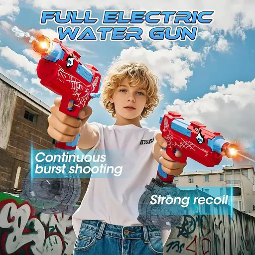Электрический водяной пистолет для взрослых и детей с большим радиусом действия до 26 футов - фото 4