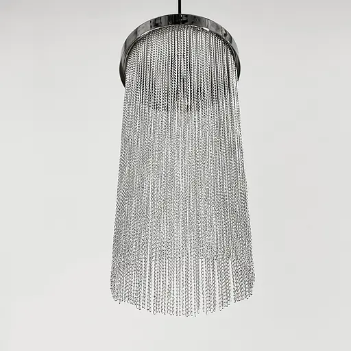 Підвіс у хромованому корпусі із металевими ланцужками Line.F MJ 190/1 SL - фото 5