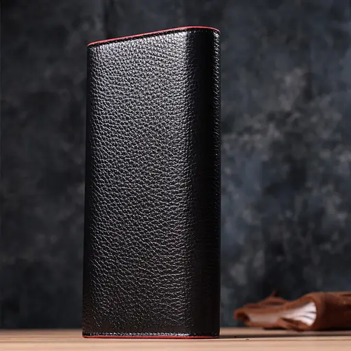 Женский кошелек с треугольным клапаном из натуральной кожи Tony Bellucci 19х9х1.5 см acs0029601 - фото 9