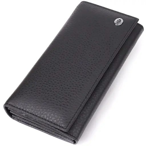 Вертикальный женский кошелек из натуральной кожи ST Leather 17.5х9х3 см acs0029690 - фото 1