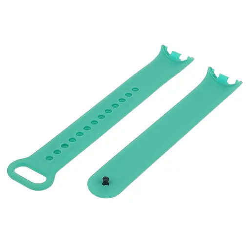 Силиконовый ремешок для Xiaomi Mi Band 8, 10 бирюзовый - фото 2