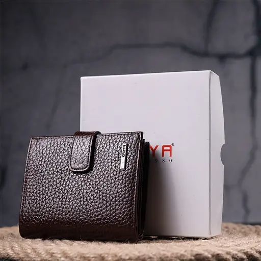 Мужской кожаный кошелек 9.5х11х2.5 см KARYA 9.5х11х2.5 см acs0024261 - фото 8