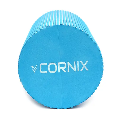 Массажный ролик Cornix EVA+ 45 x 15 см (валик, роллер) XR-0306 Blue - фото 4