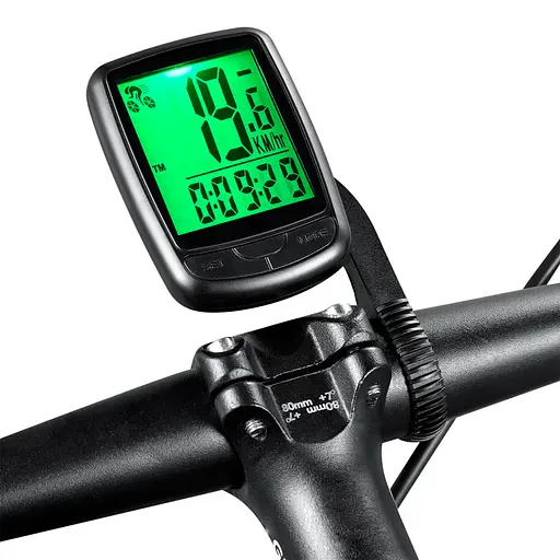 Беспроводной велокомпьютер YB100-A waterproof + подсветка экрана (24 функции)