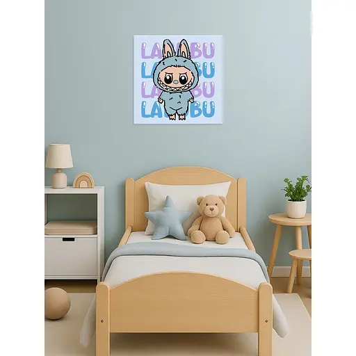 Картина за номерами "Він лабубу" ©art_selena_ua KHO1283, 25х25 см - фото 2