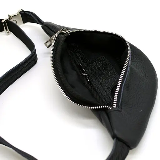 Кожаная мужская сумка на пояс TARWA 11х28х6 см sum0025984 - фото 12