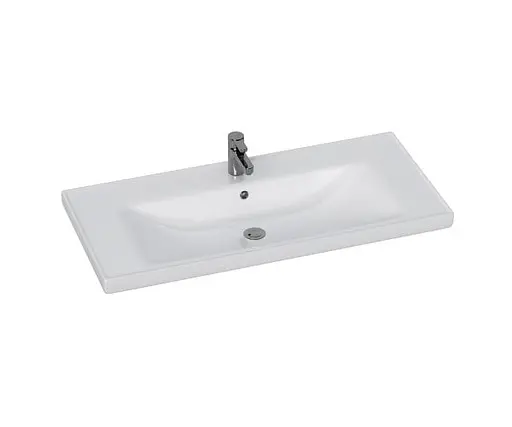 Тумба підлогова Sanwerk Ера 100 Білий з умивальником Сава (MV0000908) Білий - фото 2