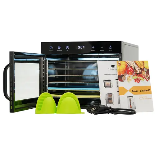 Дегідратор професійний Tekhniko DH-06H-BK (6 лотків) чорний - фото 9