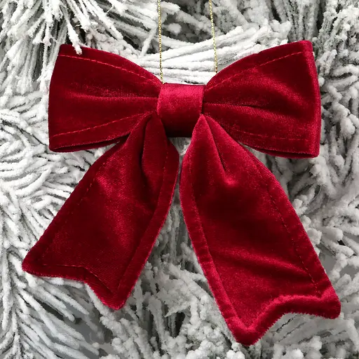 Украшение декоративное Yes! Fun Бант 12x13.5 см бордо (975090) - фото 5