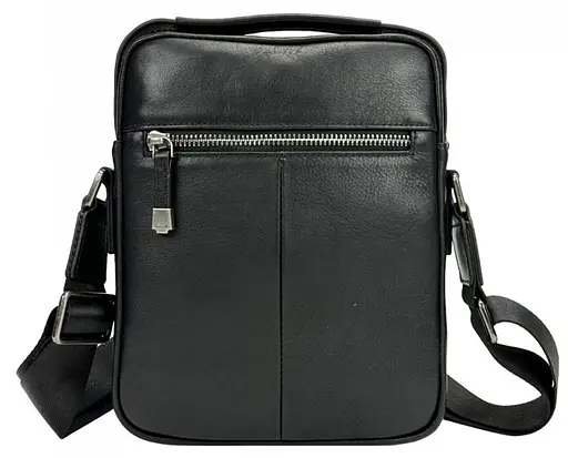 Мужская сумка Tavinchi из натуральной кожи черный sum0028767 - фото 2
