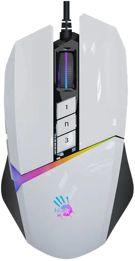 Мышь A4Tech Bloody W60 Max RGB Panda White - фото 1