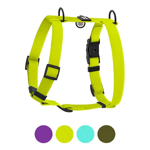 Шлея для собак водостійка анатомічна Н-подібна Waudog Magnet з QR-паспортом магнітна пряжка-фастекс L Ш 25 мм А 50-85 см В - фото 2