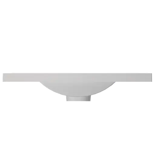 Раковина глянцева врізна Amidicon Liza 80 802x480 з литого каменю LIZA_80_HL, Білий - фото 5