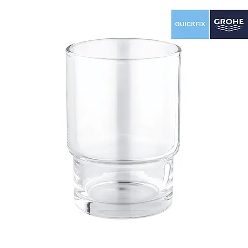 Склянка для ванної кімнати Grohe QuickFix Start 41184000 прозорий - фото 3