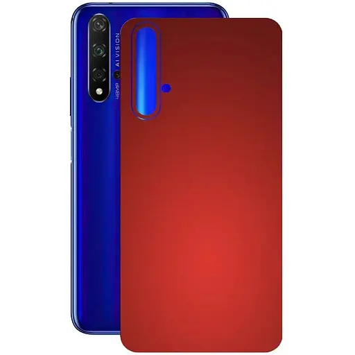 Защитная пленка StatusSKIN для Honor 20 Корпус Винил красная матовая