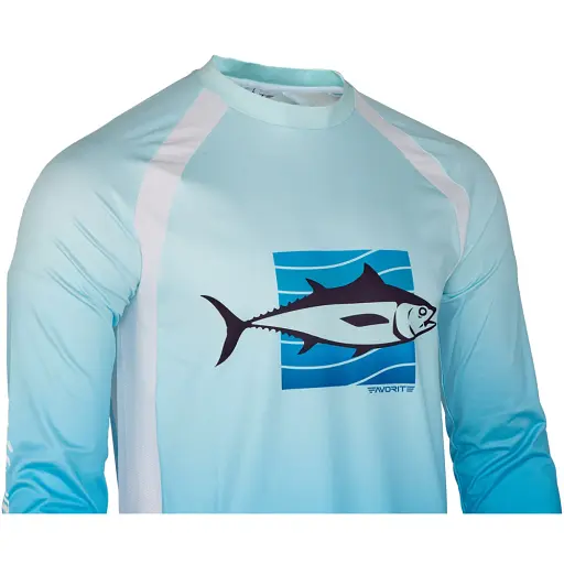 Реглан Favorite Basic Jersey Tuna 2XL Голубой - фото 3