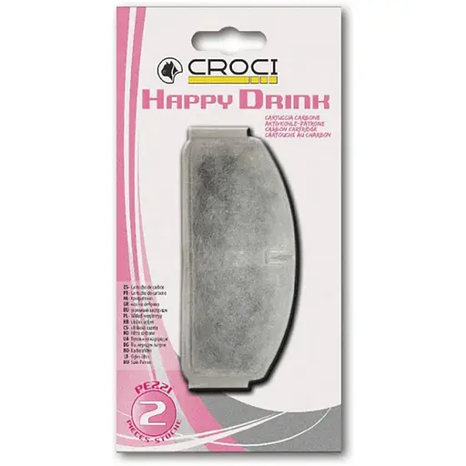  Фильтр Croci Happy Drink для фонтана для кошек карбоновый 2 шт.