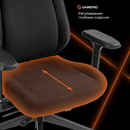 Геймерское кресло GamePro GC925B Fabric Black [148908] - фото 13