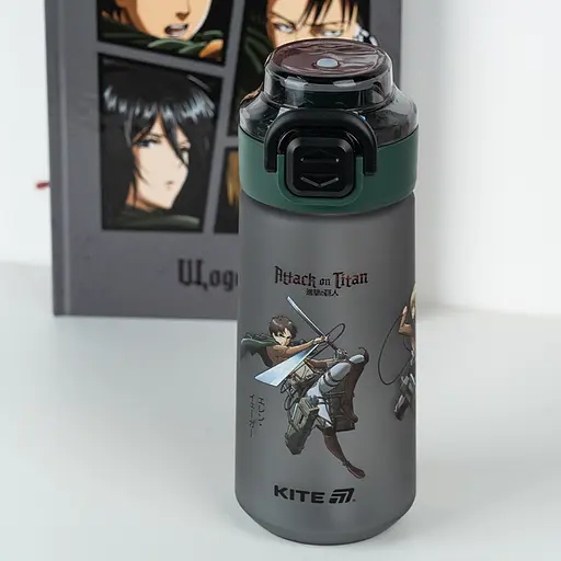 Пляшечка для води Kite Attack on Titan сіра 560 мл (AT25-1213) - фото 7