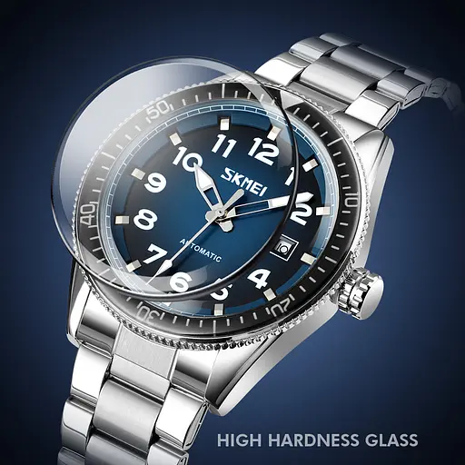 Наручний годинник чоловічий 9232SSIBU Silver/blue-steel strap Skmei acs0029852 - фото 4