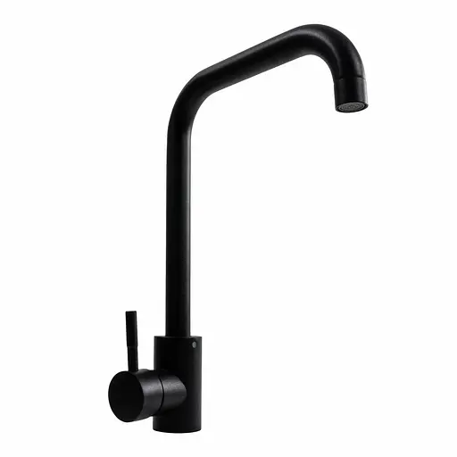 Смеситель для кухни Platinum NS02B (3008B) черный матовый - фото 1