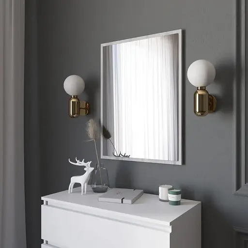 Зеркало VAYS D-4 прямоугольное настенное 60×80 см - фото 3