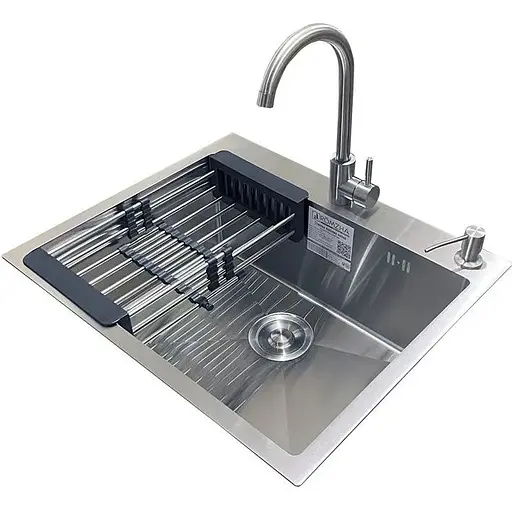 Комплект мийка + змішувач Romzha Arta U-550S Max (A)