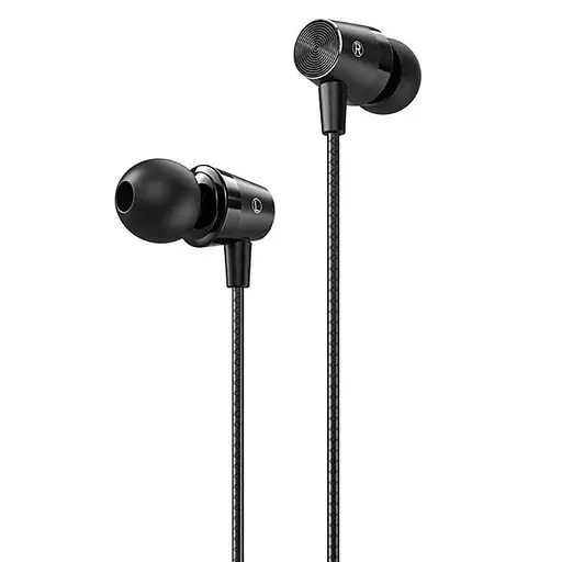 Дротові навушники Hoco M79 Cresta, 3.5mm, 1.2m, Чорний - фото 2