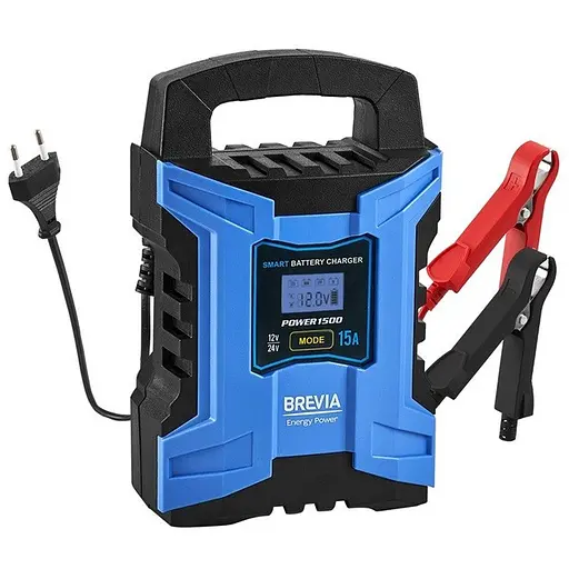 Зарядний пристрій Brevia 21500EP для акумуляторів LFP AGM 12-24в 15A - фото 3